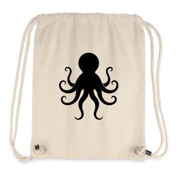 Oktopus - Stanley/Stella recycelter Gym Bag - Naturweiß - Vorne