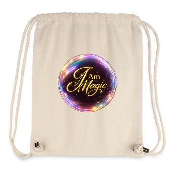 "I am Magic" zeige Deine MAGIE - Stanley/Stella recycelter Gym Bag - Naturweiß - Vorne