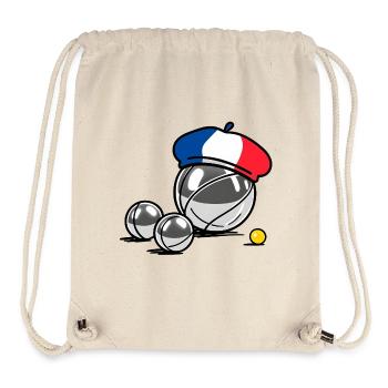 The French Triplette - France pétanque - Stanley/Stella Recycled Gym Bag - natural - Front