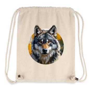 Wolf-Design - Stanley/Stella recycelter Gym Bag - Naturweiß - Vorne