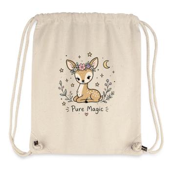 Astro-Jungfrau Reh – Pure Magic - Stanley/Stella recycelter Gym Bag - Naturweiß - Vorne