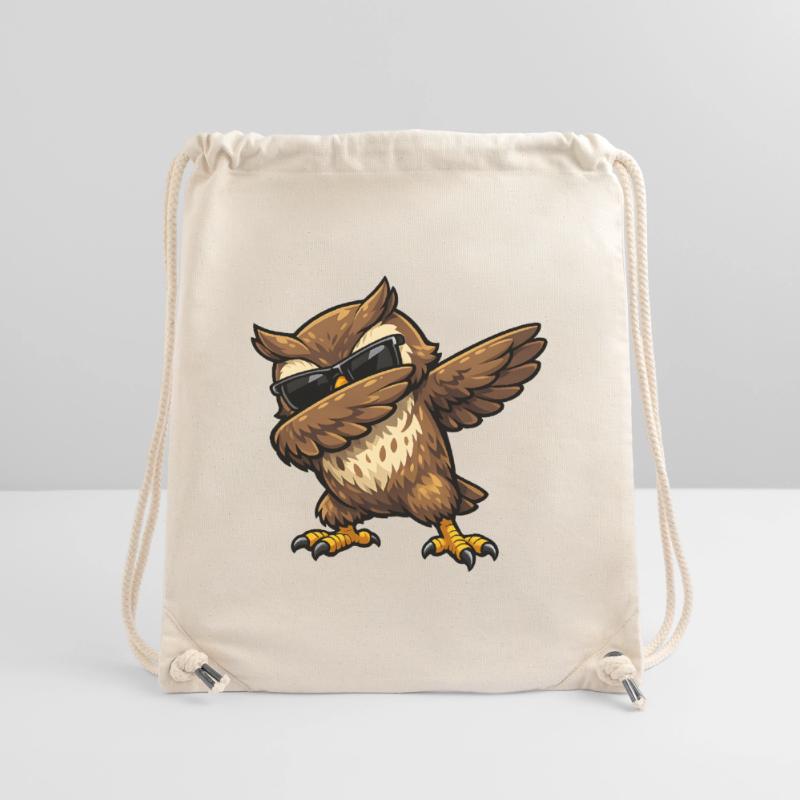 Dabbing Eule Stanley/Stella recycelter Gym Bag