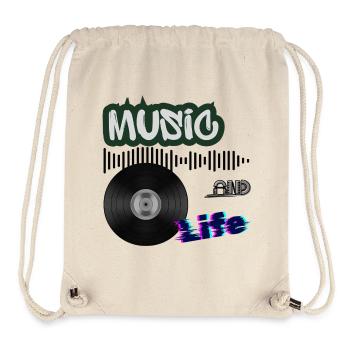 Vinyl - Stanley/Stella recycelter Gym Bag - Naturweiß - Vorne
