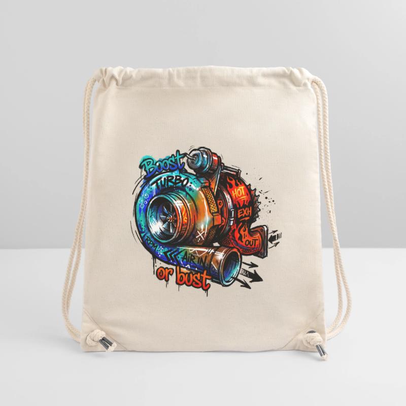 Turbo-Boost oder Bust Stanley/Stella recycelter Gym Bag