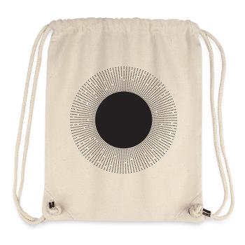 Radial Dot Sunburst - Stanley/Stella Recycled Gym Bag - natural - Front