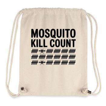 Compte de la mort de moustiques Camping drôle - Sac à cordon recyclé Stanley/Stella - blanc naturel - Devant