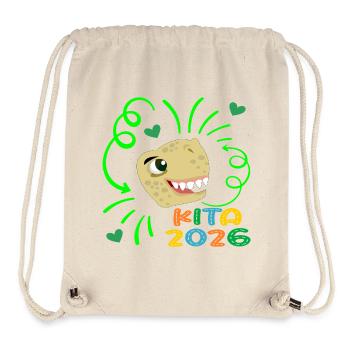 Dinosaur Kita 2026 - Stanley/Stella Recycled Gym Bag - natural - Front