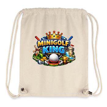 Minigolf King – König des Minigolfs - Stanley/Stella recycelter Gym Bag - Naturweiß - Vorne