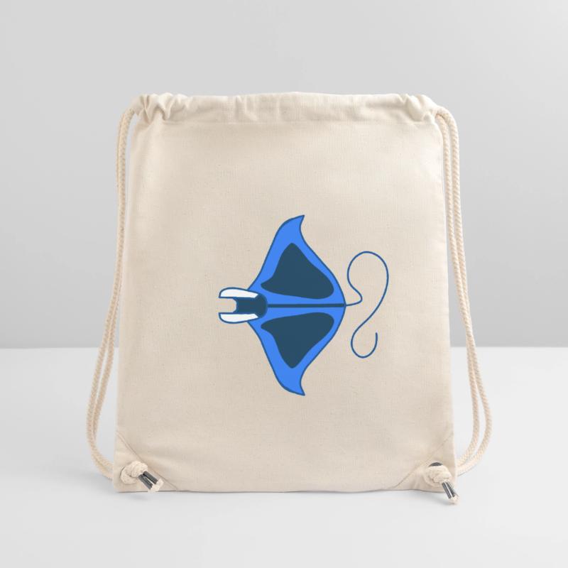 Manta Linear Blue Stylized Stanley/Stella Recycled Gym Bag