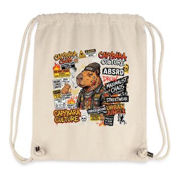Capybara Streetwear Underground Culture - Stanley/Stella Recycled Gym Bag - natural - Front