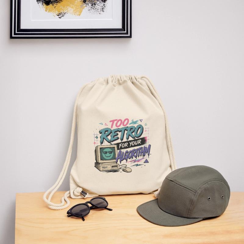 Retro Computer Algorithm Vintage Humor Stanley/Stella Recycled Gym Bag