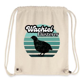 Wachtel Flüsterer - Stanley/Stella recycelter Gym Bag - Naturweiß - Vorne