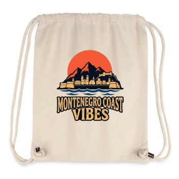 Montenegro Reise Balkan Adriaküste Berge - Stanley/Stella recycelter Gym Bag - Naturweiß - Vorne