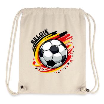 Belgischer Fußball - Stanley/Stella recycelter Gym Bag - Naturweiß - Vorne