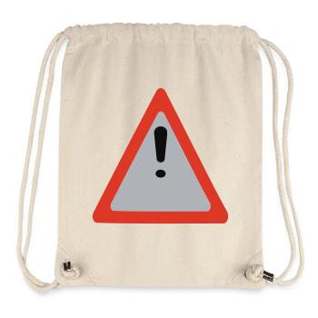 caution caution - Stanley/Stella Recycled Gym Bag - natural - Front