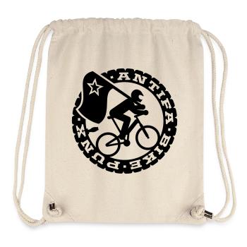 Antifa Bike Punks - Stanley/Stella recycelter Gym Bag - Naturweiß - Vorne