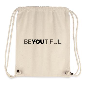 coole Sprüche beyoutiful Motivation Typographie - Stanley/Stella recycelter Gym Bag - Naturweiß - Vorne