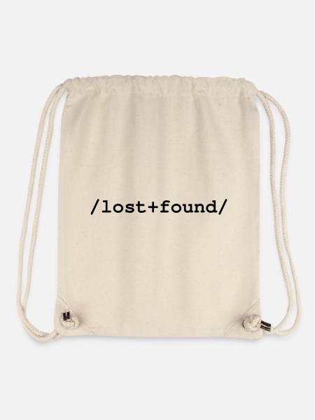 Lost+Found - Ordner /lost+found/ - Stanley/Stella recycelter Gym Bag - Naturweiß