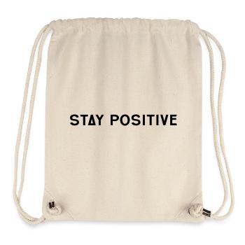 stay positive - Stanley/Stella Recycled Gym Bag - natural - Front