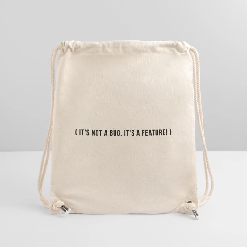 C’est pas un bug. C’est une caractéristique. Sac à cordon recyclé Stanley/Stella
