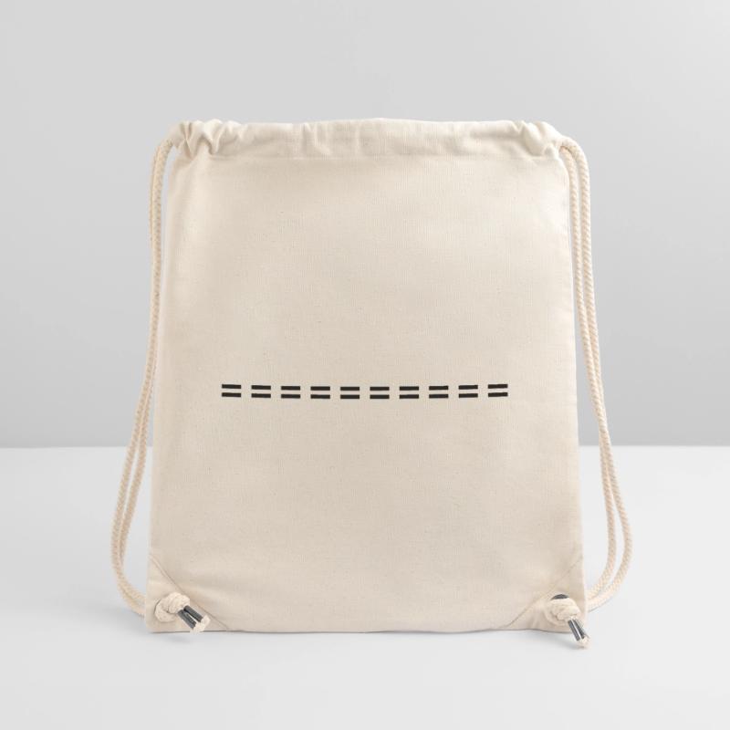 Line dashed symbol stroke Stanley/Stella Recycled Gym Bag