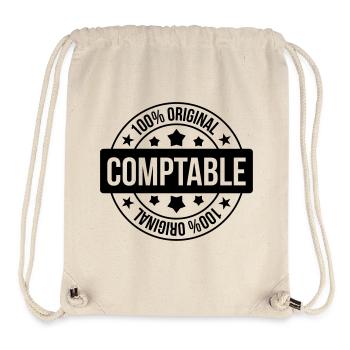 Buchhalter / Buchhaltung / erklären / Finanzen - Stanley/Stella recycelter Gym Bag - Naturweiß - Vorne
