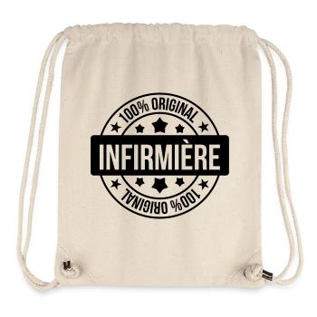 Nurse PKrankenschwester Infirmier Infirmière - Stanley/Stella Recycled Gym Bag - natural - Front