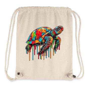 Turtle - Stanley/Stella Recycled Gym Bag - natural - Front