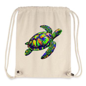 Sea turtle - Stanley/Stella Recycled Gym Bag - natural - Front