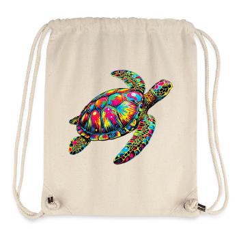 Sea turtle - Stanley/Stella Recycled Gym Bag - natural - Front