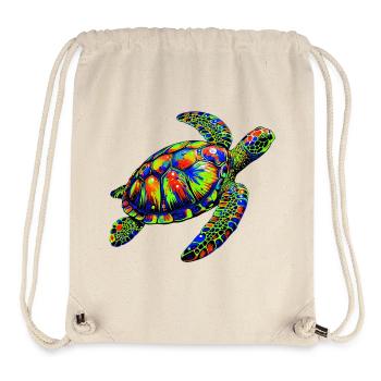 Sea turtle - Stanley/Stella Recycled Gym Bag - natural - Front
