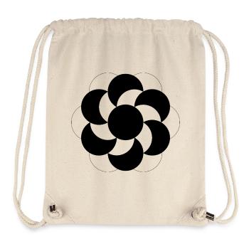 Himmlische Blume Kornkreis - Stanley/Stella recycelter Gym Bag - Naturweiß - Vorne