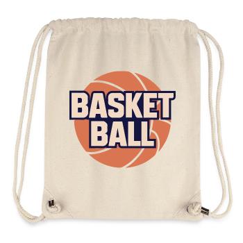 Dynamic basketball design - Stanley/Stella Recycled Gym Bag - natural - Front