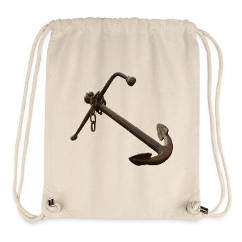 Rusted Anchor Nautical - Stanley/Stella Recycled Gym Bag - natural - Front
