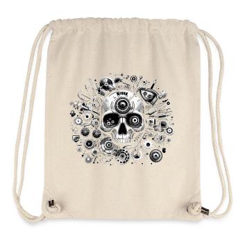 STEAMPUNK STAPEL - Stanley/Stella recycelter Gym Bag - Naturweiß - Vorne