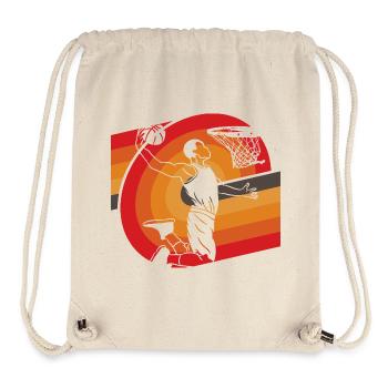 Classic Oldschool Basketball Design Retro - Stanley/Stella Recycled Gym Bag - natural - Front