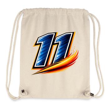 Numéro 11 Maillot de football Vitesse d’ailier - Sac à cordon recyclé Stanley/Stella - blanc naturel - Devant