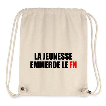 Fuck the National Front - Stanley/Stella Recycled Gym Bag - natural - Front