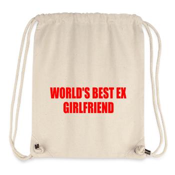 worlds best ex girlfriend - Stanley/Stella Recycled Gym Bag - natural - Front