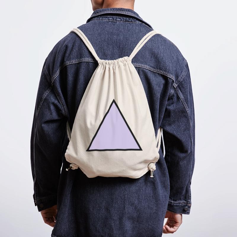 forme de triangle hippie triangle Sac à cordon recyclé Stanley/Stella
