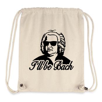 I'll be bach 2b - Sac à cordon recyclé Stanley/Stella - blanc naturel - Devant