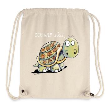 Süße Schildkröten - Schildkröte - Stanley/Stella recycelter Gym Bag - Naturweiß - Vorne