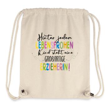Großartige Erzieherin - Stanley/Stella recycelter Gym Bag - Naturweiß - Vorne