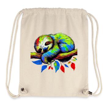 Sloth - Stanley/Stella Recycled Gym Bag - natural - Front