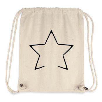 Celestial Starry Night Pattern Shirt - Stanley/Stella Recycled Gym Bag - natural - Front