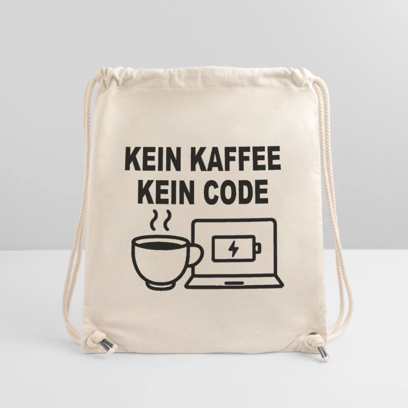 Kein Kaffee Kein Code – Funny Programmer Design Stanley/Stella recycelter Gym Bag