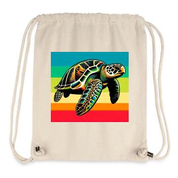 turtle - Stanley/Stella Recycled Gym Bag - natural - Front