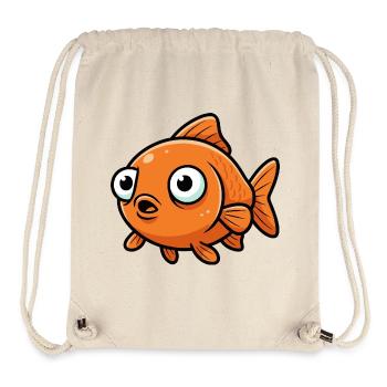 The Little Fish - Stanley/Stella Recycled Gym Bag - natural - Front