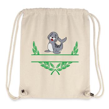 Seal with Namespace - Stanley/Stella Recycled Gym Bag - natural - Front