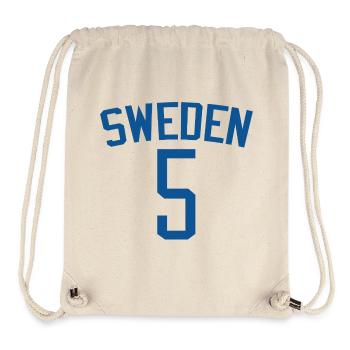 Sweden 5 – Sports Design - Stanley/Stella Recycled Gym Bag - natural - Front